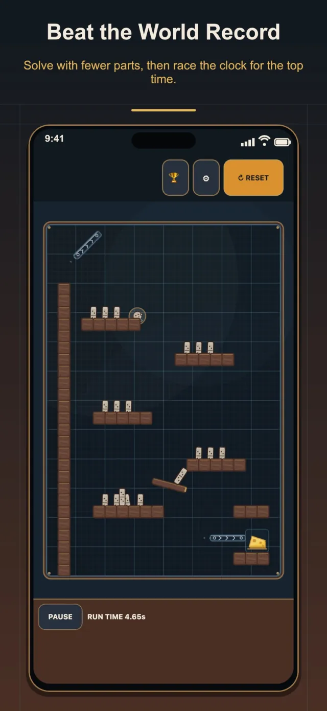A world-record run being beaten on a level