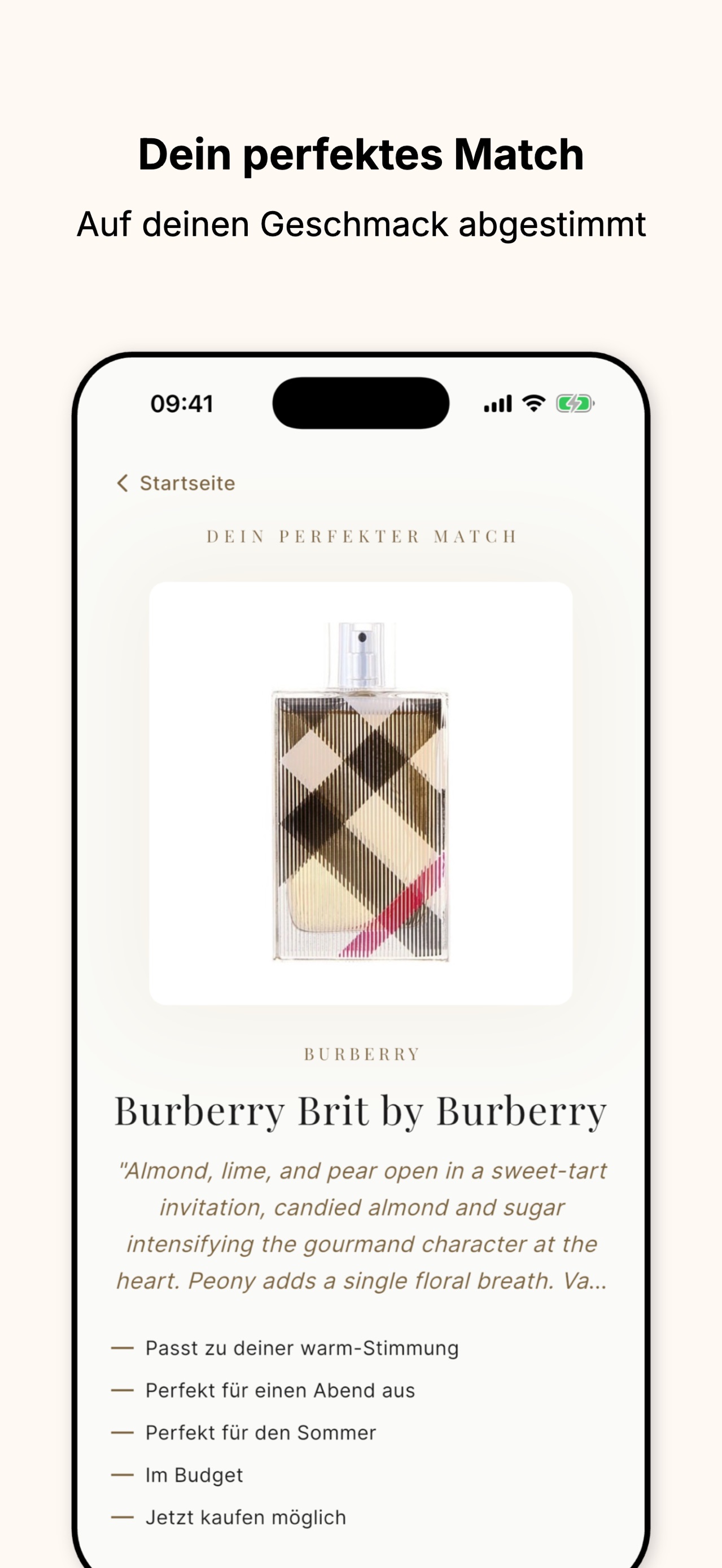 ScentAdvisor, screen 3