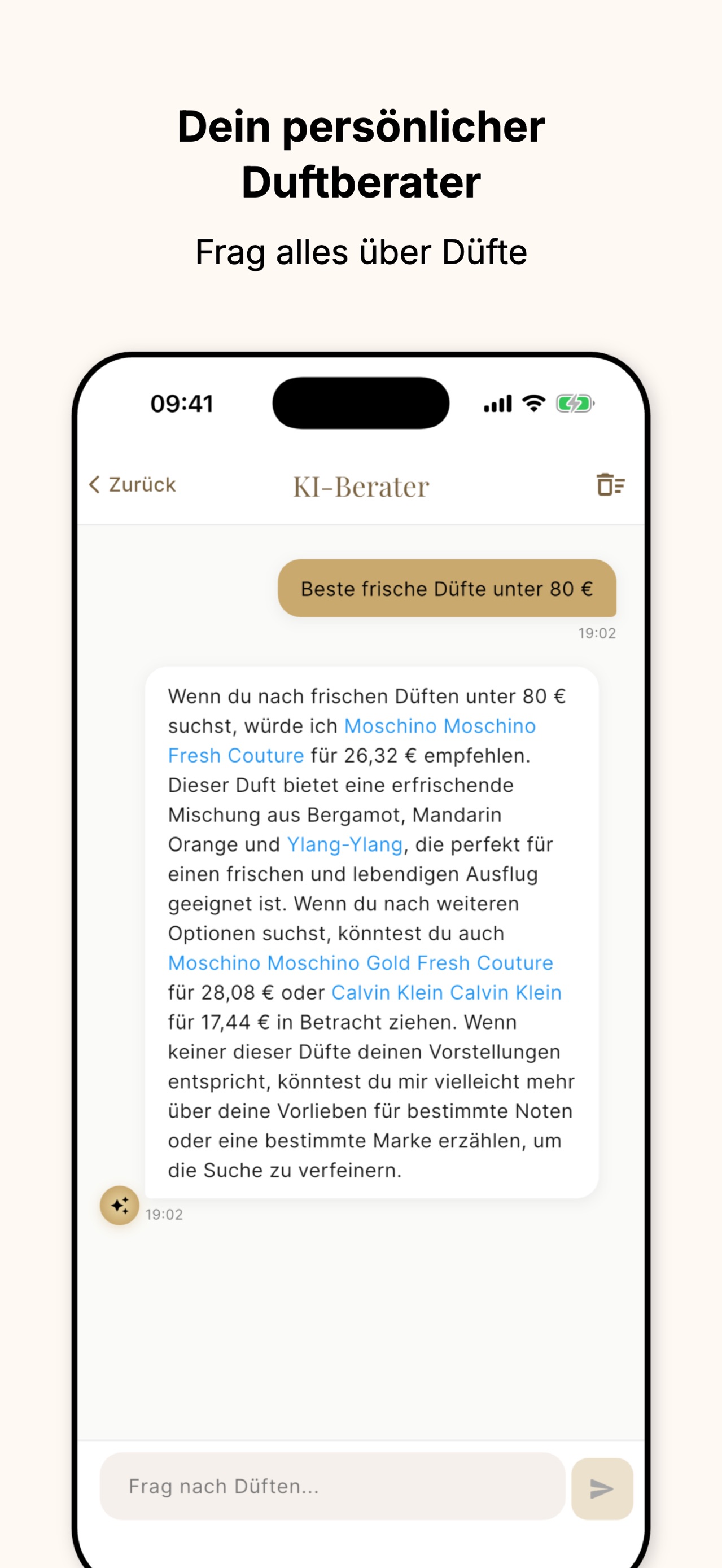 ScentAdvisor, screen 5
